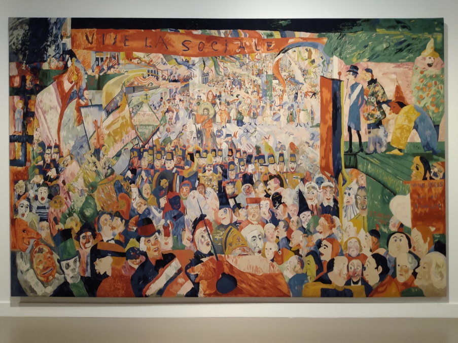 De intrede van Christus in Brussel in 1889 - James Ensor De intrede van Christus in Brussel in 1889 - James Ensor