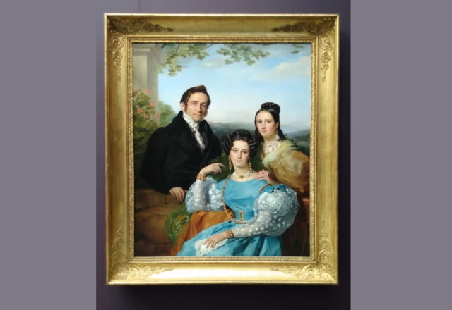 François-Joseph Navez - Théodore Joseph Jonet and his two daughters