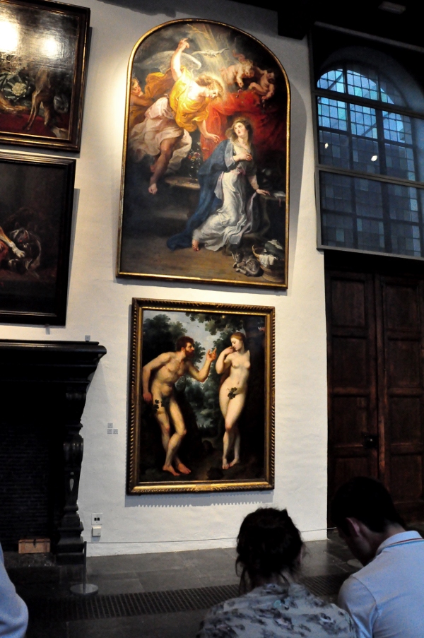 Rubenshuis - Obrazy Adam i Ewa oraz Zwiastowanie Maryi