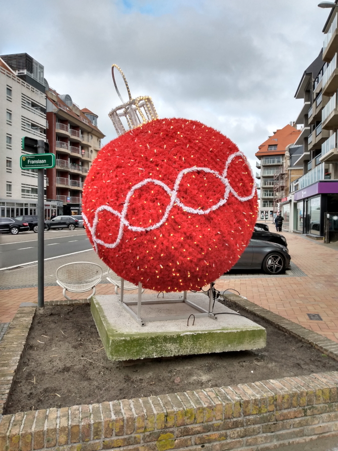 Świąteczne iluminacje w Nieuwpoort