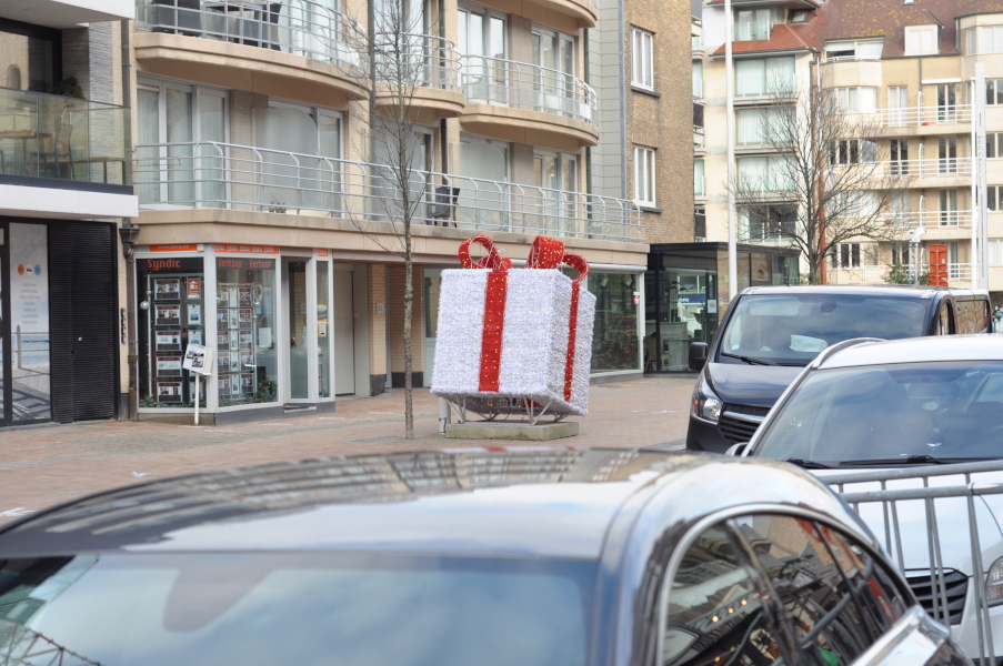 Świąteczne iluminacje w Nieuwpoort