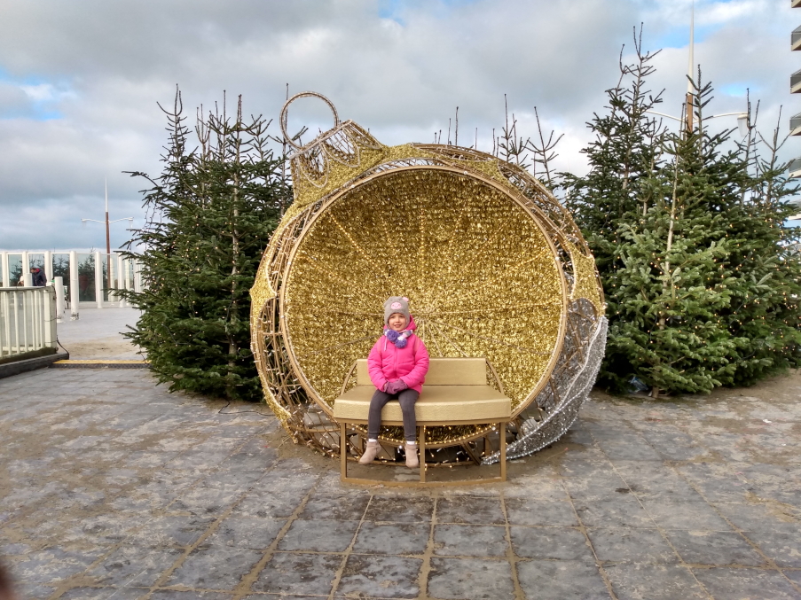 Świąteczne iluminacje w Nieuwpoort