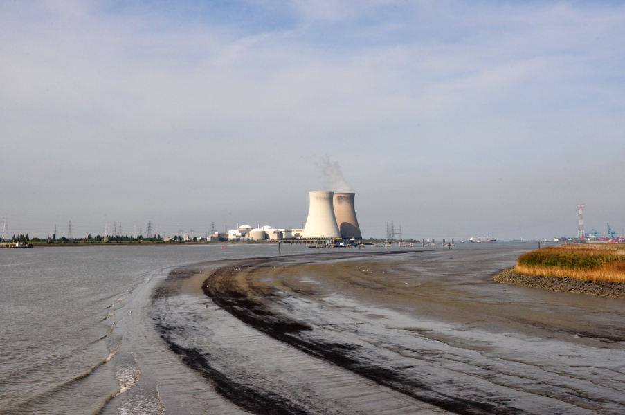 Lillo: Odpływ na rzece Schelde