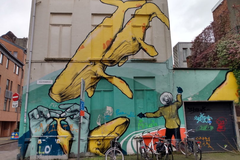 Street art w Antwerpii