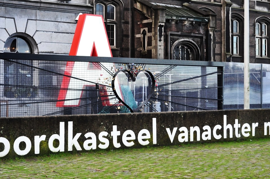 Kłódki miłości w Antwerpii
