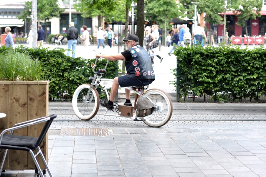 Rower lowrider na Groenplaats