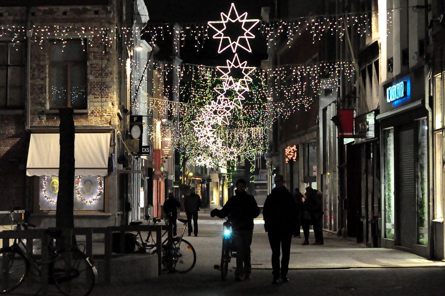 Uliczka w Centrum Antwerpii