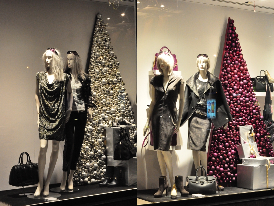 Bożonarodzeniowe wystawy na ulicy Meir w Antwerpii