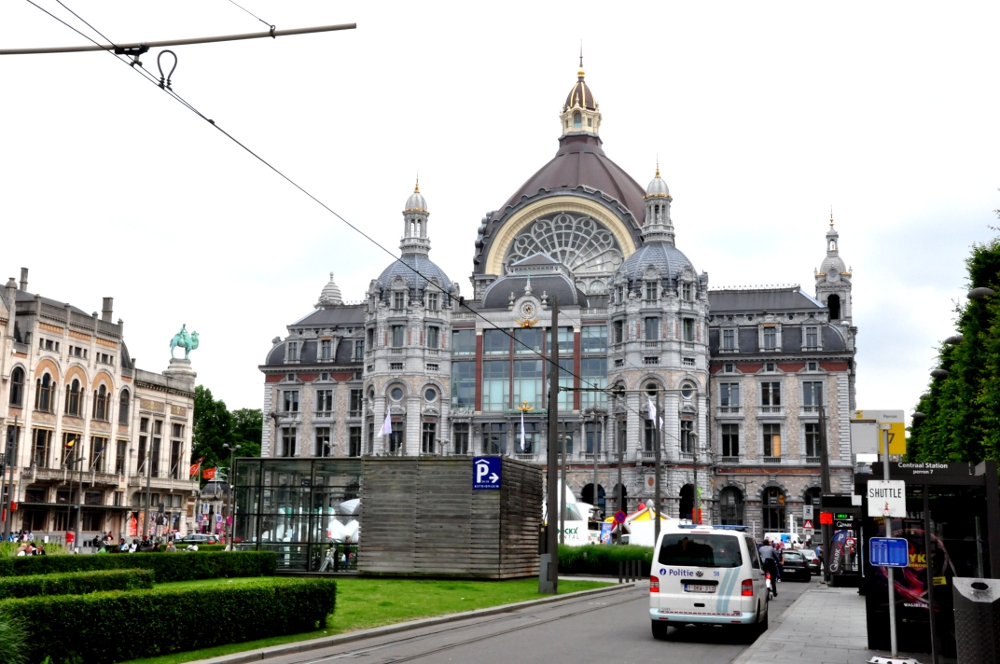 dworzec kolejowy w Antwerpii